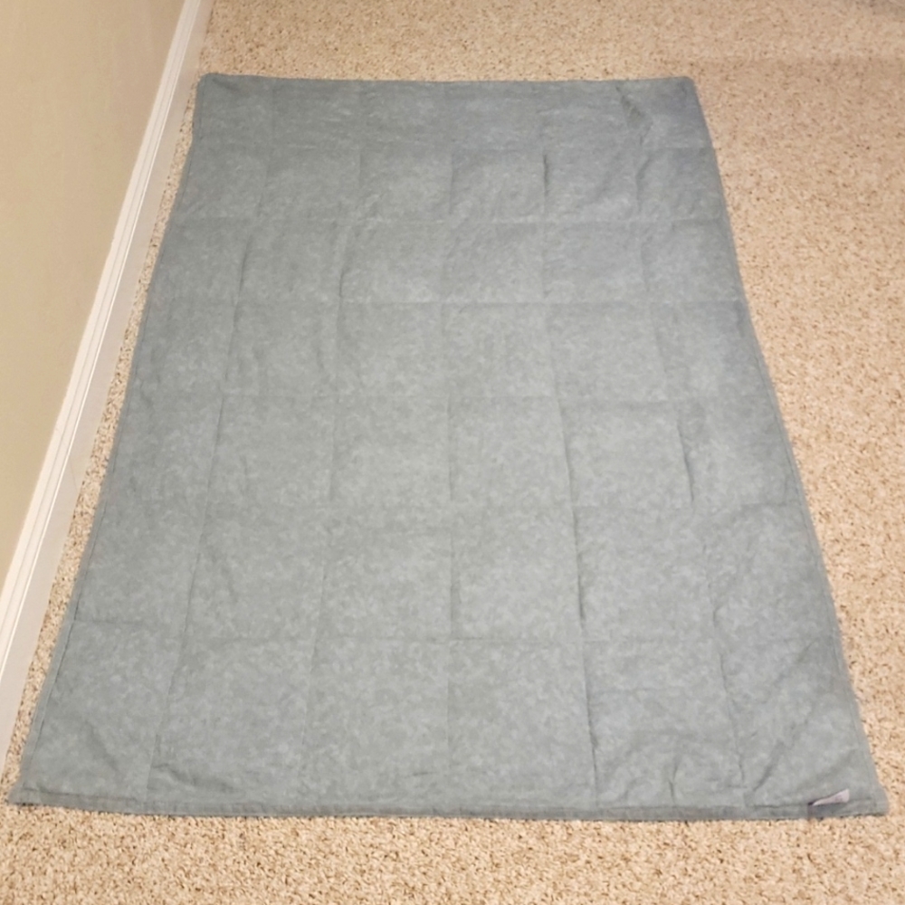 Mosaic Weighted Blanket washable Grey Marbke Print